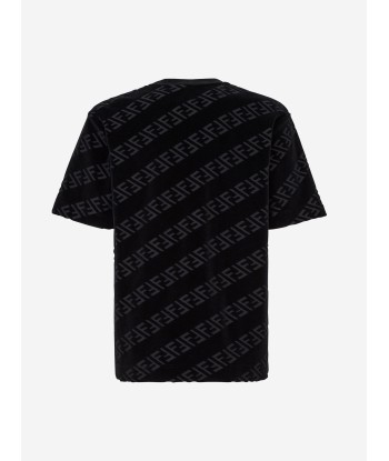 Fendi Boys Cotton FF Logo T-Shirt Comparez plus de prix