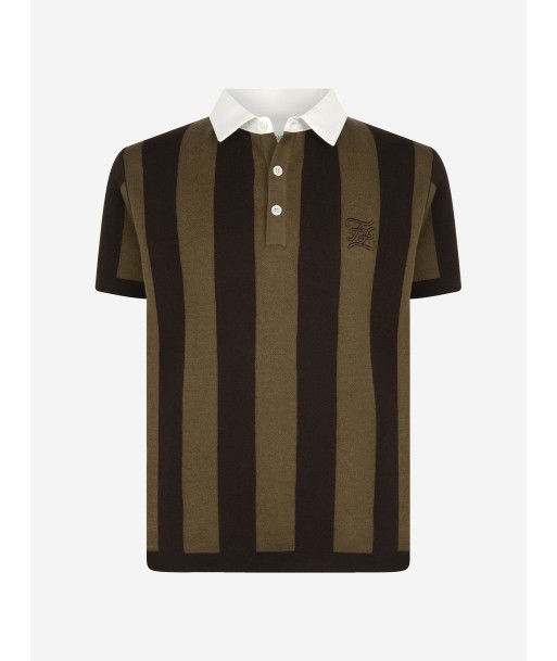 Fendi Boys Polo Top - Knitted Polo Top livraison et retour toujours gratuits