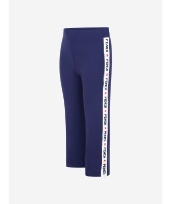 Fendi Mania Logo Trim Trousers de France