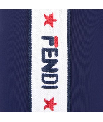 Fendi Mania Logo Trim Trousers de France