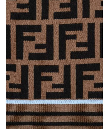 Fendi Boys Cardigan - Wool FF Logo Cardigan Les êtres humains sont 