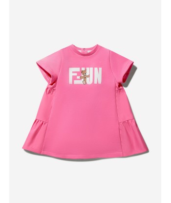 Fendi Baby Girls Cotton Fun Teddy Bear Dress votre restaurant rapide dans 