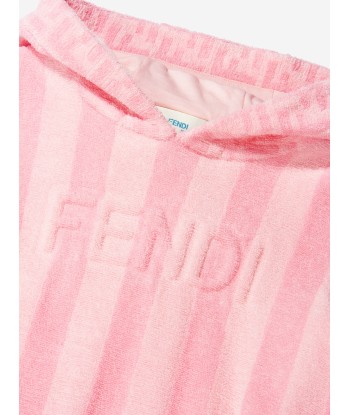 Fendi Girls Cotton Striped Hooded Dress 50-70% off 