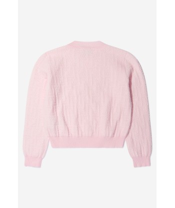 Fendi Girls Cotton FF Logo Sweatshirt hantent personnes