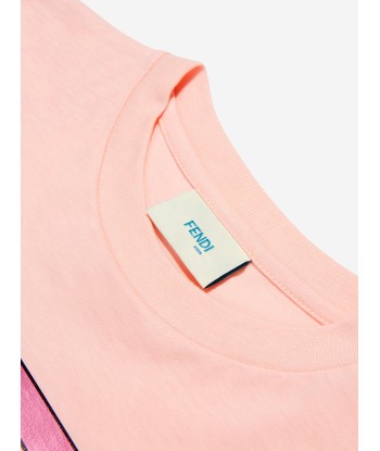 Fendi Girls Cotton Jersey T-Shirt Véritable concentré