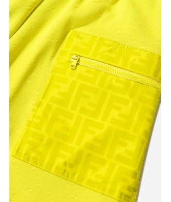 Fendi Boys Cotton FF Logo Pocket Shorts Venez découvrir notre 