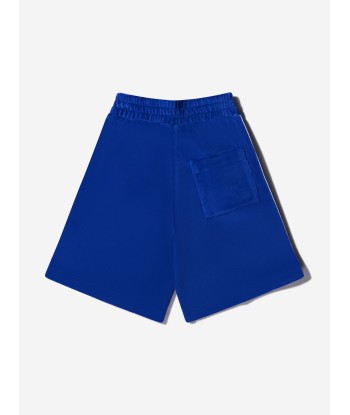 Fendi Boys Cotton FF Logo Trim Bermuda Shorts la colonne vertébrale