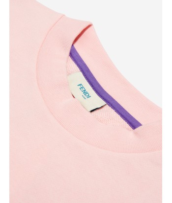 Fendi Unisex Cotton Logo Print Sweat Tops Dans la société mordern