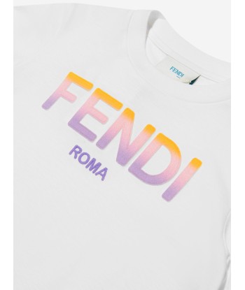 Fendi Girls Jersey Logo T-Shirt commande en ligne