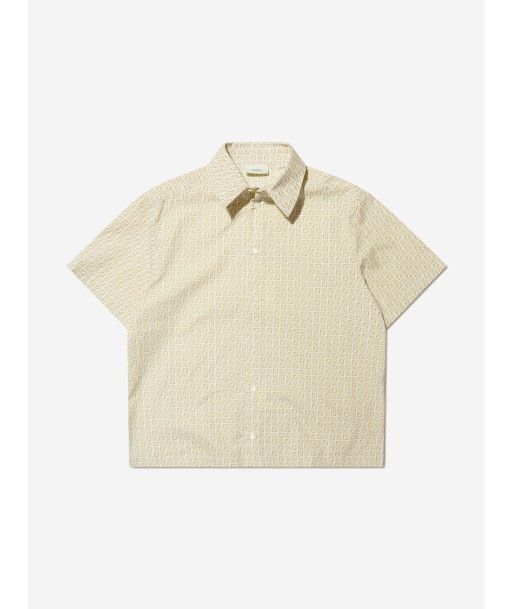 Fendi Boys Karligraphy Short Sleeve Shirt 2023