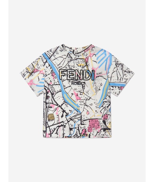 Fendi Boys Jersey Logo T-Shirt plus qu'un jeu 