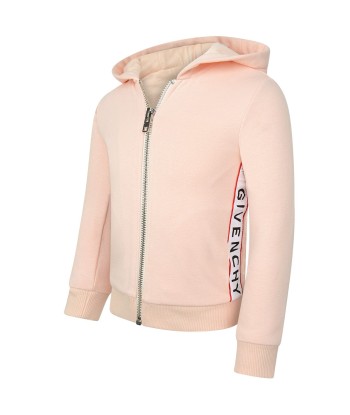 Givenchy Girls Logo Trim Zip Up Top la livraison gratuite