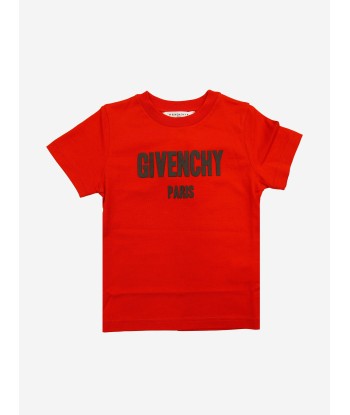 Givenchy Boys Logo Print Top destockage