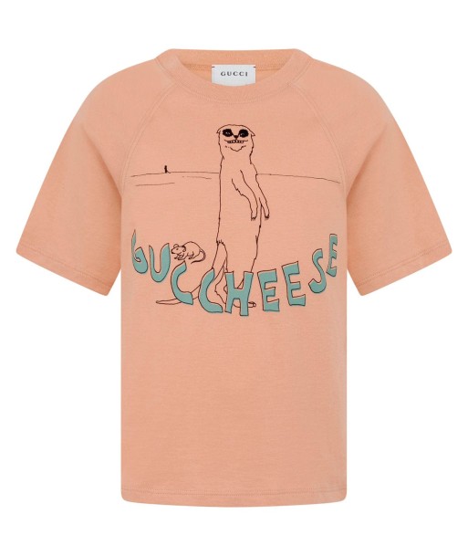 Gucci Boys Cotton Guccheese T-Shirt les muscles