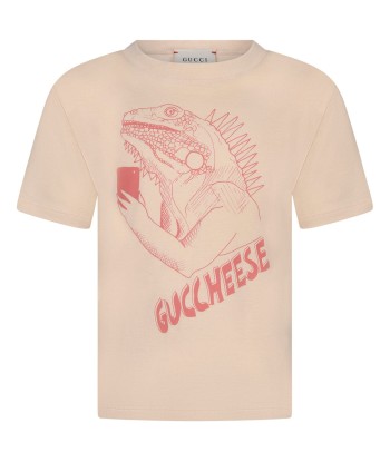 GUCCI Boys Cotton T-Shirt Les êtres humains sont 