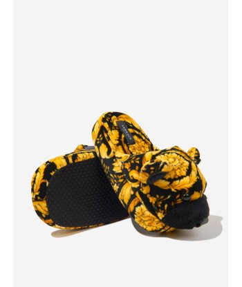 Versace Kids Barocco Teddy Bear Slippers chez Cornerstreet bien 