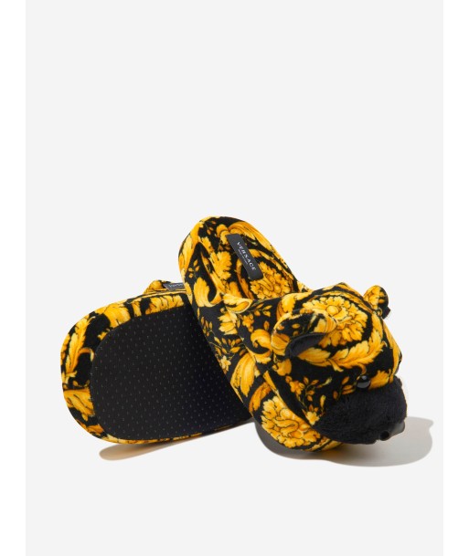 Versace Kids Barocco Teddy Bear Slippers chez Cornerstreet bien 