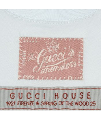 Gucci Boys Light Cotton T-Shirt Les magasins à Paris et en Île-de-France