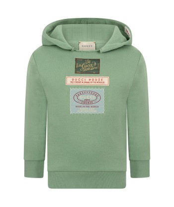 GUCCI Boys Cotton Hoodie plus qu'un jeu 