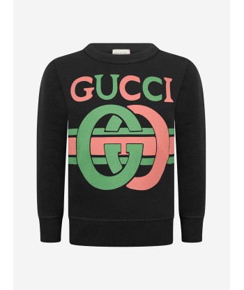 GUCCI Boys Logo Sweater le des métaux précieux