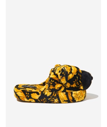 Versace Kids Barocco Teddy Bear Slippers chez Cornerstreet bien 