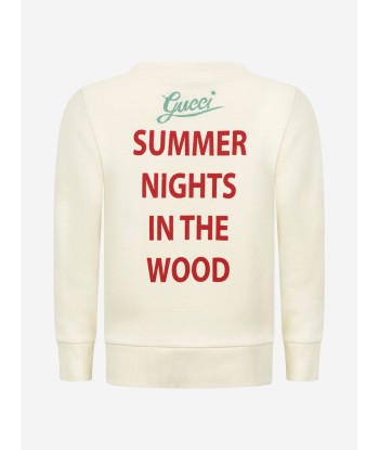 GUCCI Girls Cotton Summer Night Sweatshirt de la marque