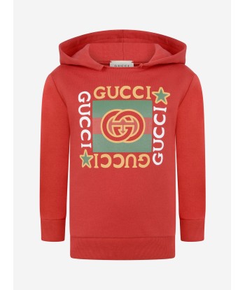 GUCCI Kids Cotton Vintage Logo Hoodie d'Europe débarque