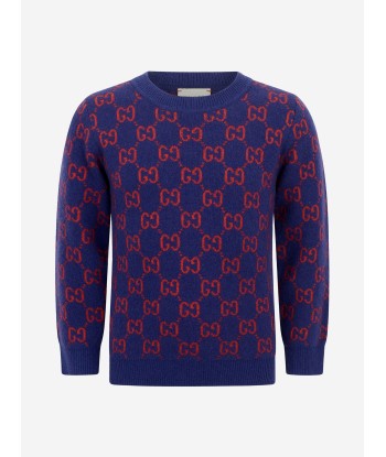 Gucci Boys Wool GG Jumper pour bénéficier 