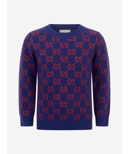 Gucci Boys Wool GG Jumper pour bénéficier 