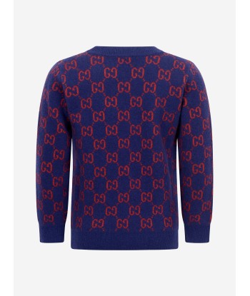 Gucci Boys Wool GG Jumper pour bénéficier 