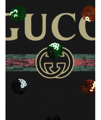 GUCCI Girls cotton polka dots vintage logo sweatshirt Par le système avancé 