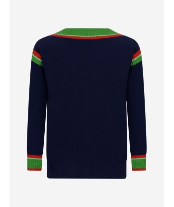 Gucci Boys Knitted Wool Cardigan solde