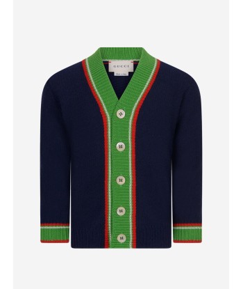 Gucci Baby Boys Woollen Knitted Cardigan 2023