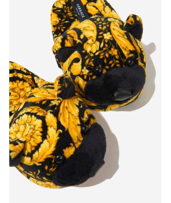 Versace Kids Barocco Teddy Bear Slippers chez Cornerstreet bien 