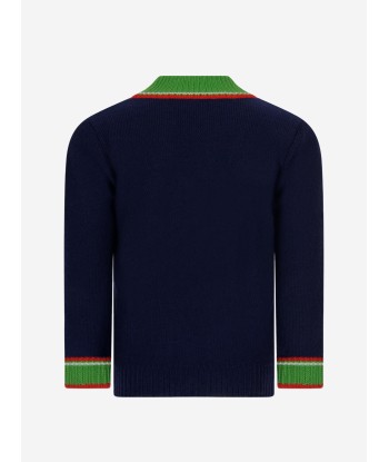 Gucci Baby Boys Woollen Knitted Cardigan 2023