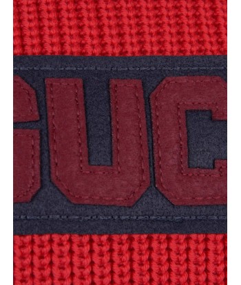 Gucci Boys Knitted Wool Logo Jumper les ligaments