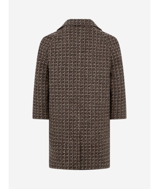 Gucci Boys Wool GG Coat 50% de réduction en Octobre 2024