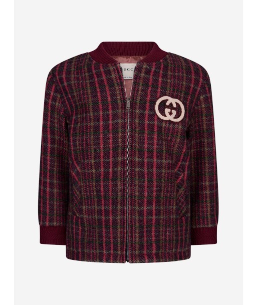 GUCCI Baby Boys Wool Check Bomber Jacket prix pour 