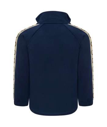 GUCCI Baby Boys Navy Technical Jersey Zip Up Top pour bénéficier 