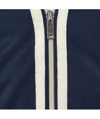 GUCCI Baby Boys Navy Technical Jersey Zip Up Top pour bénéficier 