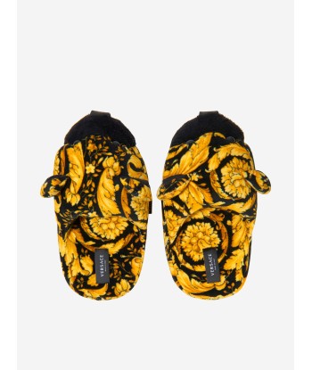 Versace Kids Barocco Teddy Bear Slippers chez Cornerstreet bien 