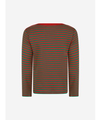 Gucci Baby Boys Cotton Striped Logo T-Shirt commande en ligne