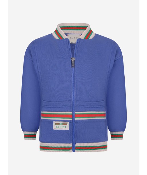 GUCCI Girls Cotton Zip Up Top soldes