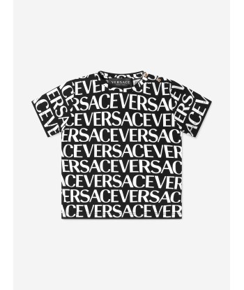 Versace Baby Logo Print T-Shirt la livraison gratuite