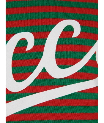 Gucci Baby Boys Cotton Striped Logo T-Shirt commande en ligne