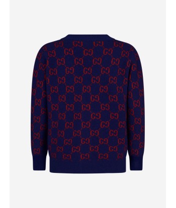 Gucci Girls knitted GG cardigan sur le site 