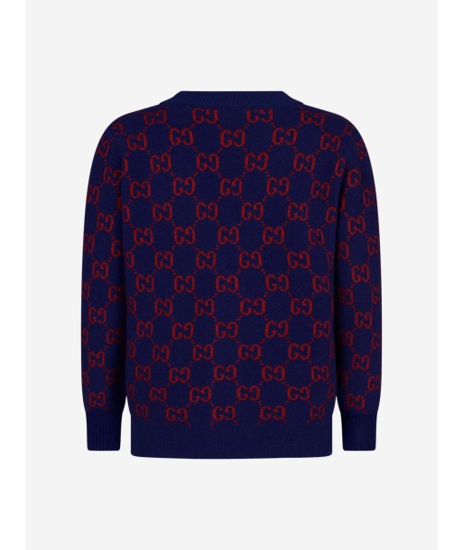 Gucci Girls knitted GG cardigan sur le site 