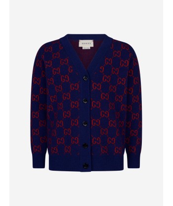 Gucci Girls knitted GG cardigan sur le site 