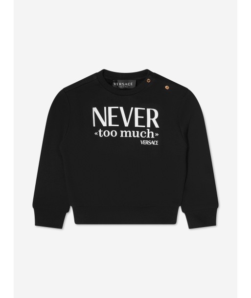 Versace Baby Boys Never Too Much Sweatshirt outlet