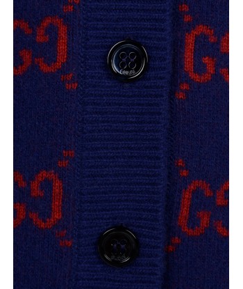 Gucci Girls knitted GG cardigan sur le site 